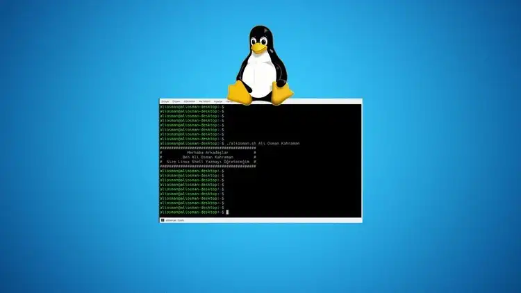 Linux Shell Script Yazma Eğitimi Görseli