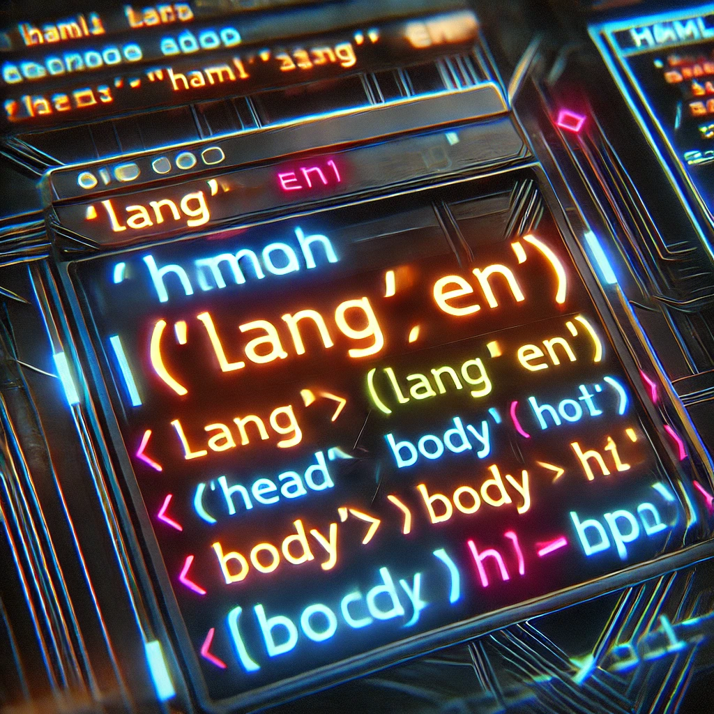 HTML Dil Kodları Görseli