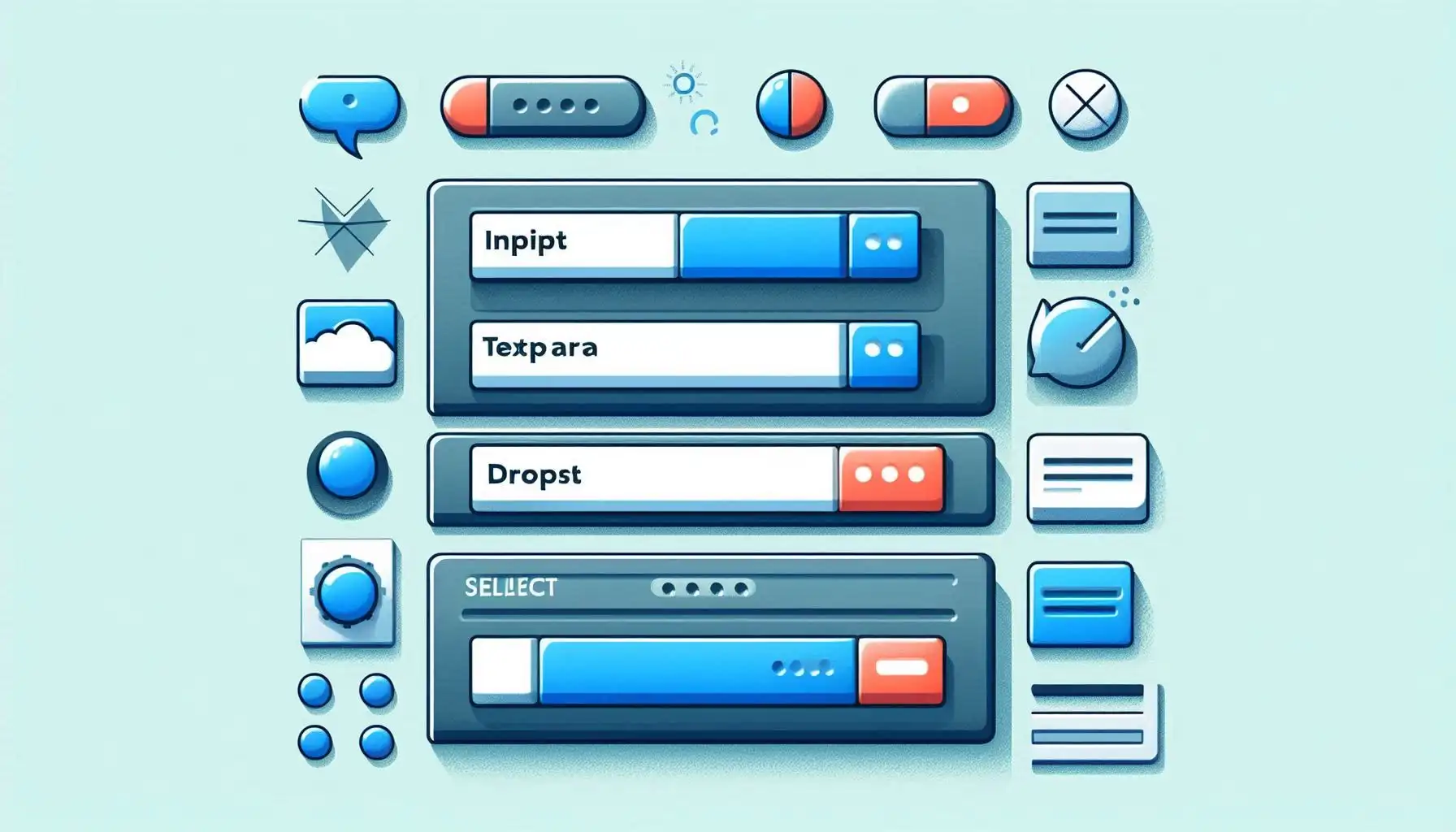 HTML Form Yapıları: input vs textarea vs select Görseli