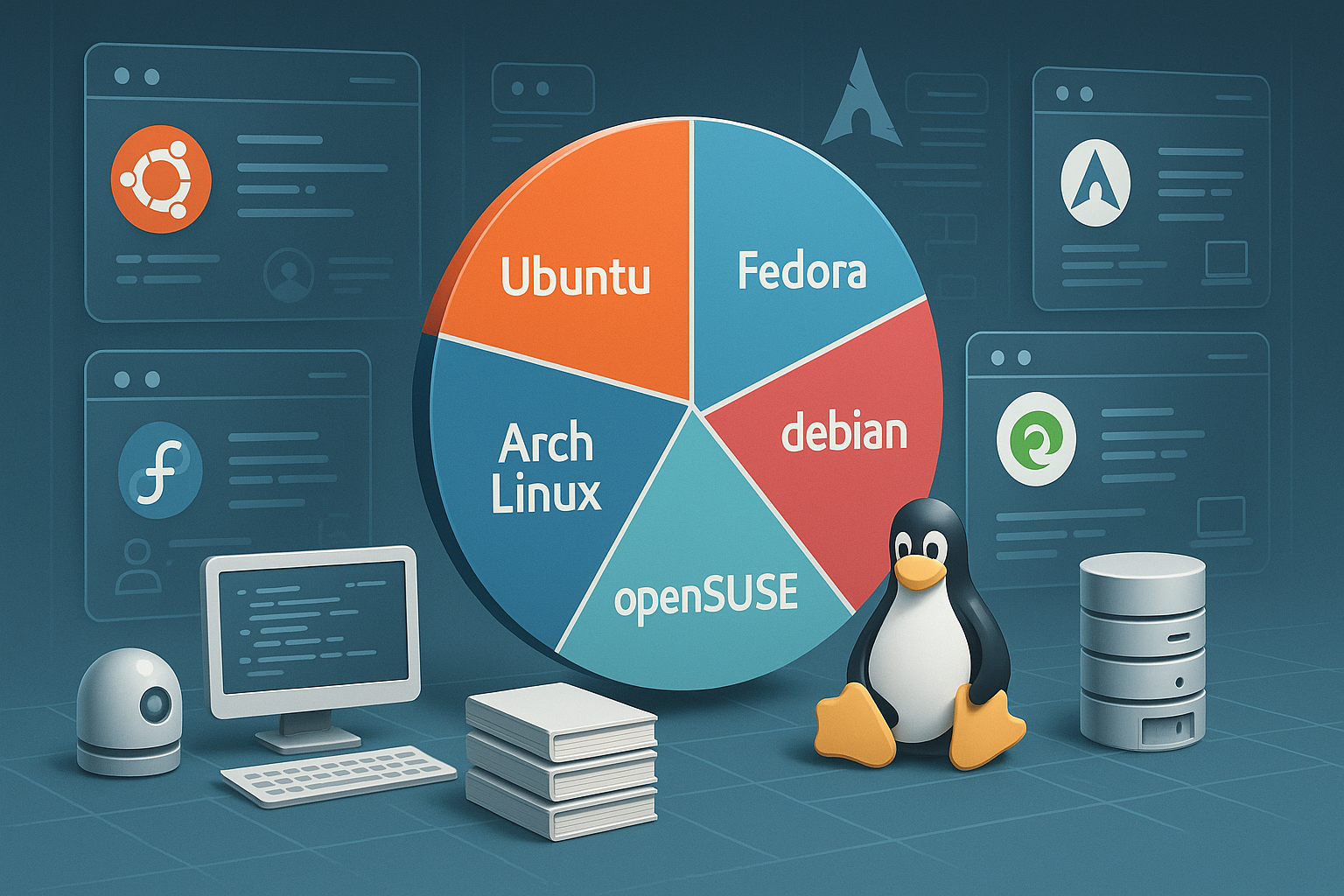 Linux Dağıtımları Karşılaştırması: Hangi Distro Kime Göre? Görseli