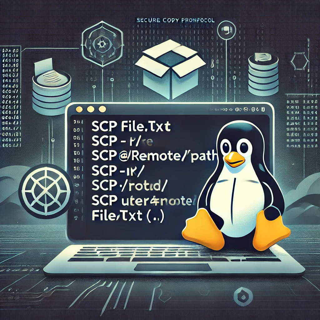 Linux SCP Komutu ve Kullanımı Görseli
