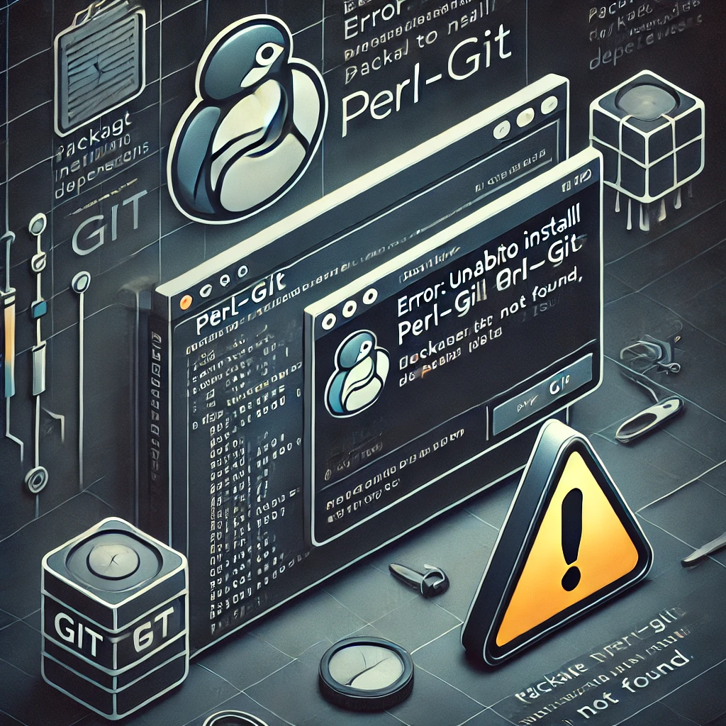perl-Git Kurulum Hatası Görseli