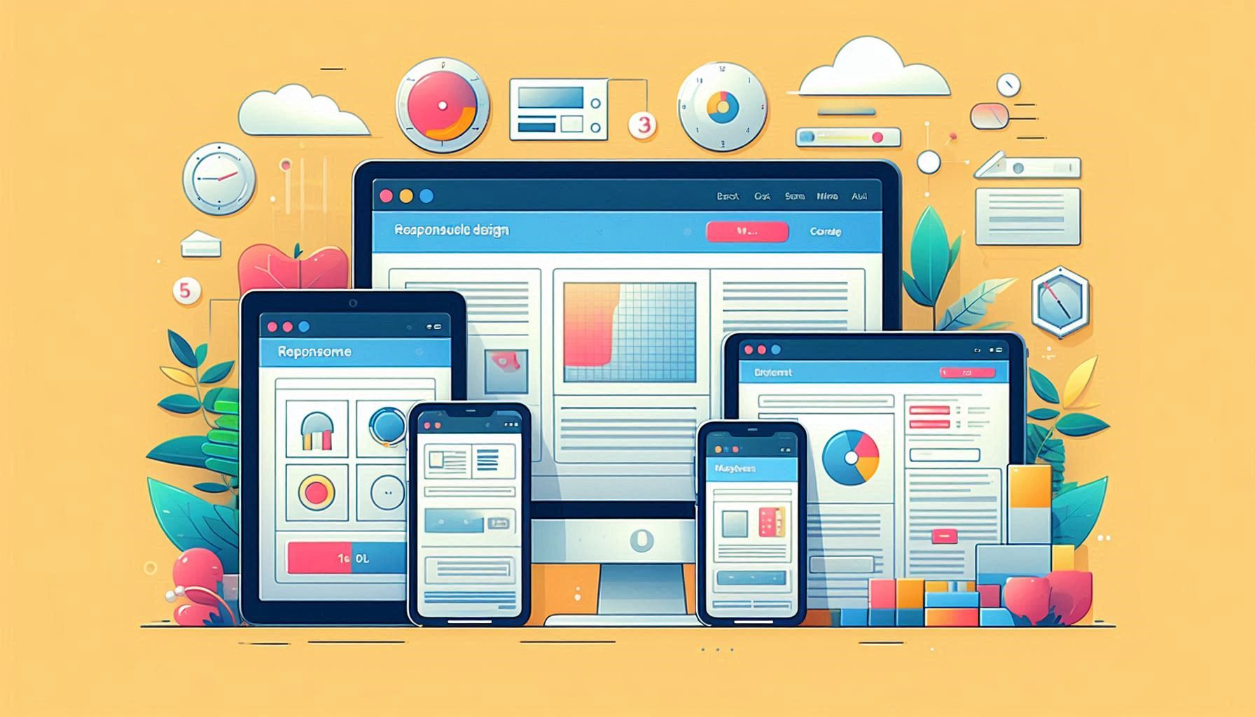 Responsive Tasarımın Temelleri: Viewport ve Media Queries Görseli