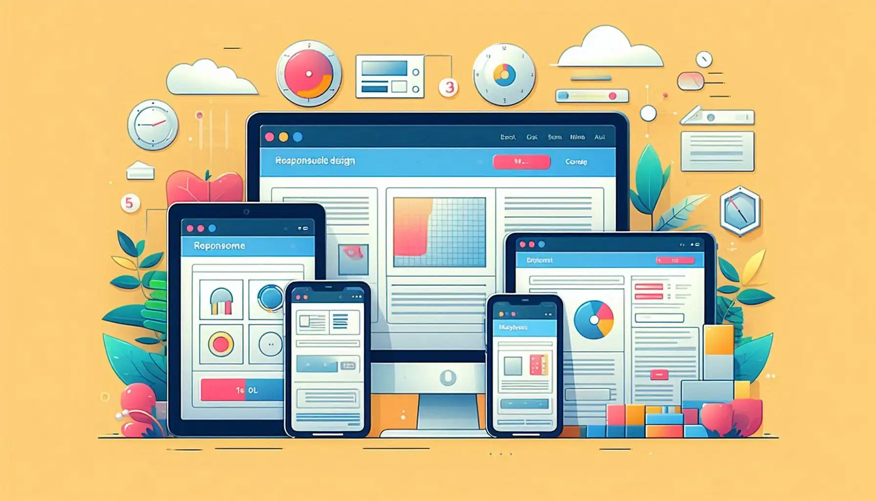 Responsive Tasarımın Temelleri: Viewport ve Media Queries Görseli