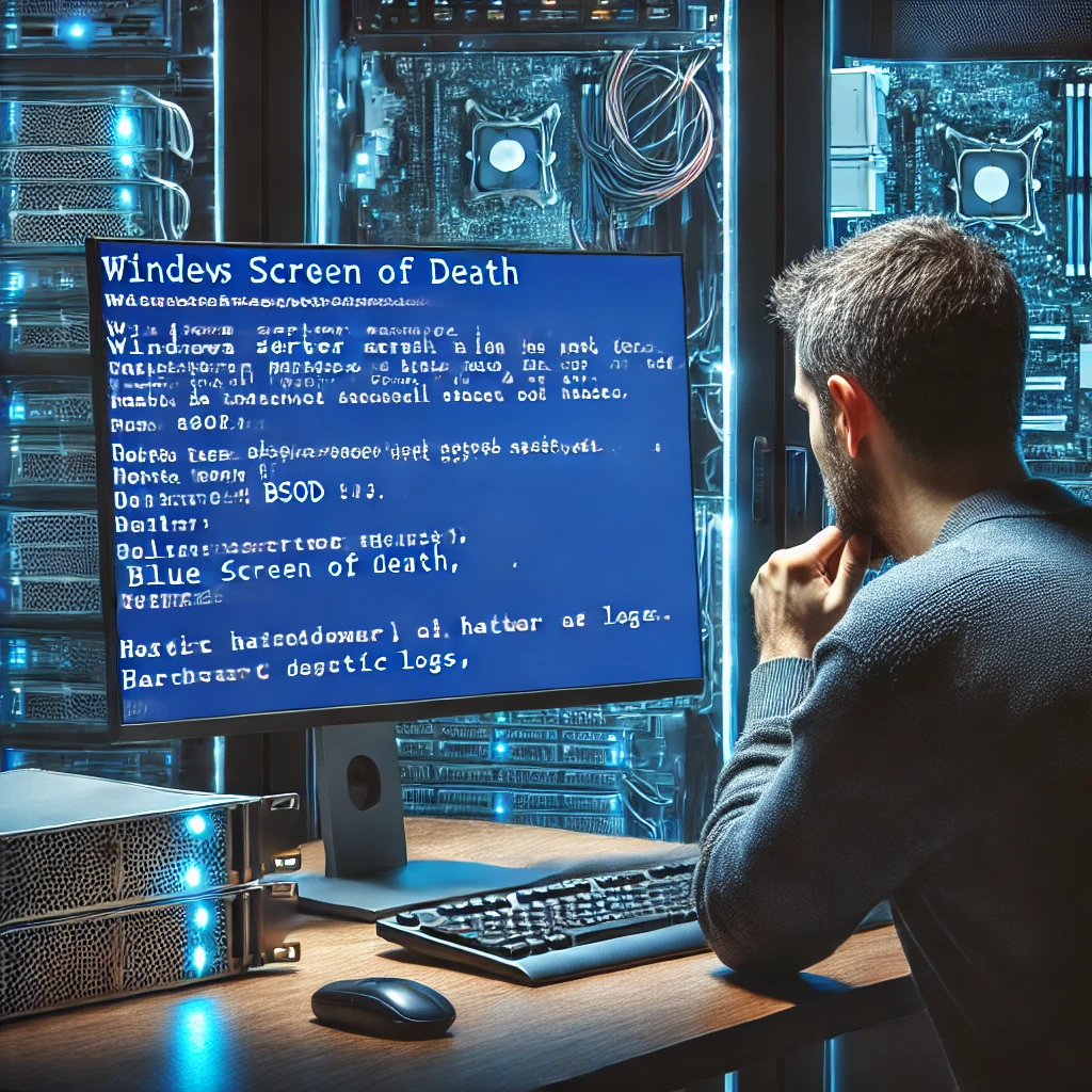 Windows Sunucularda Çökme ve Mavi Ekran (BSOD) Sorunları Görseli