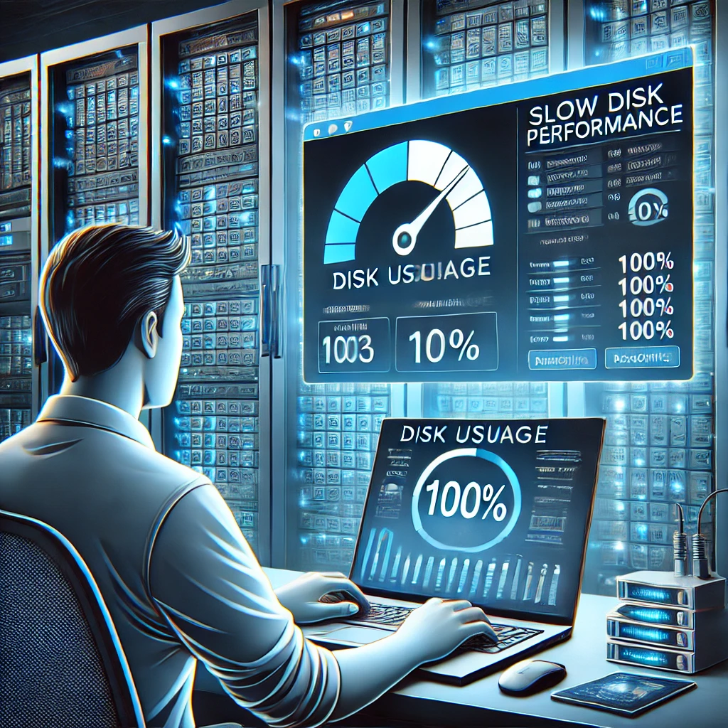 Windows Sunucularda Yavaş Disk Performansı Görseli